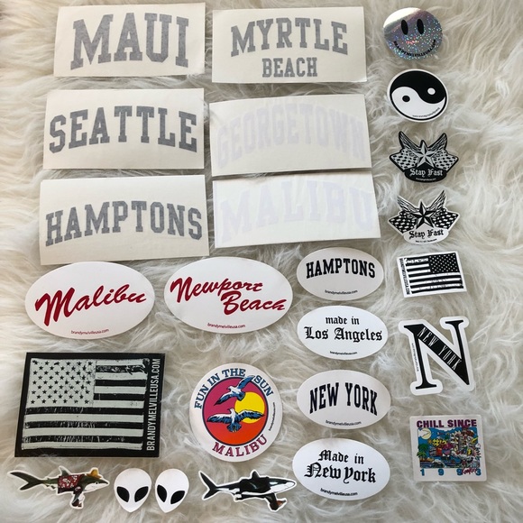 Brandy Melville Accessories - NEW and RARE brandy Melville stickers ! Accessory